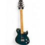Used Silvertone Fastback Trans Blue Solid Body Electric Guitar Trans Blue