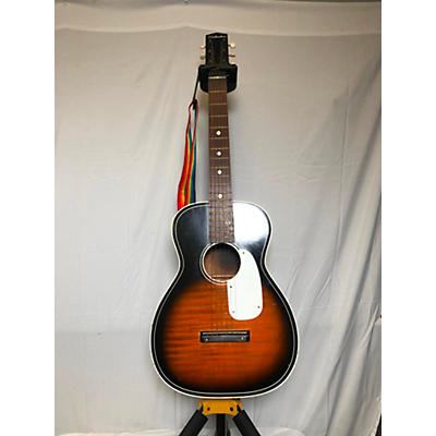 Used Silvertone PARLOR Tobacco Sunburst Acoustic Guitar