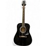 Used Silvertone PRO SERIES Black Acoustic Guitar Black