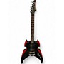 Used Silvertone PSAP1 Black and red Solid Body Electric Guitar Black and red