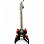 Used Silvertone PSAP2 black and red Solid Body Electric Guitar black and red