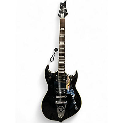 Used Silvertone PSSN2 PAUL STANLEY KISS SOVEREIGN PRO Black Solid Body Electric Guitar