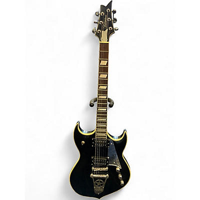 Used Silvertone Paul Stanley Sovereign Pro PSSN2 Black Sparkle Solid Body Electric Guitar