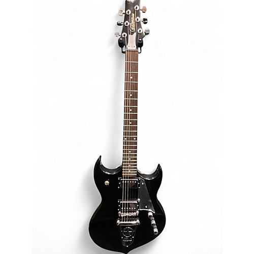 Used Silvertone Paul Stanley Sovereign Special Black Solid Body Electric Guitar Black