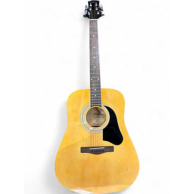 Used Silvertone Pro Series Natural Acoustic Guitar