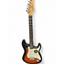 Used Silvertone S STYLE Sunburst Solid Body Electric Guitar Sunburst