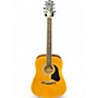 Used Silvertone SD3000 Natural Acoustic Guitar Natural