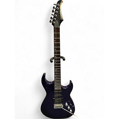 Used Silvertone SIK-1/MBM Purple Solid Body Electric Guitar