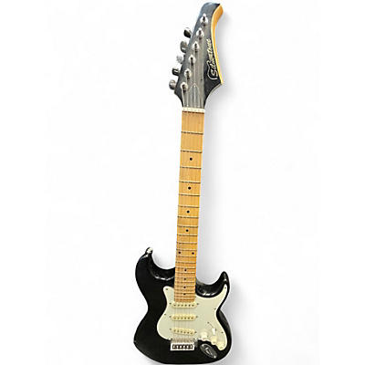 Used Silvertone SS-11 Black Solid Body Electric Guitar