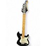 Used Silvertone SS-11 Black Solid Body Electric Guitar Black
