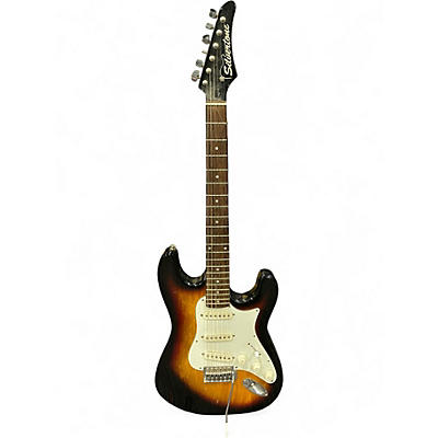 Used Silvertone SS10 Tobacco Sunburst Solid Body Electric Guitar
