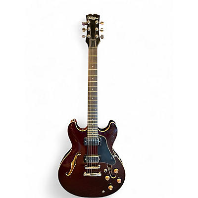 Used Silvertone SSLA-30 Wine Red Hollow Body Electric Guitar
