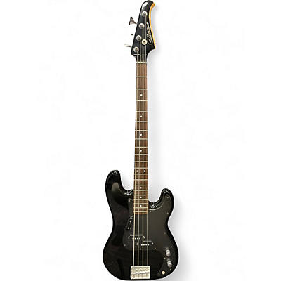 Used Silvertone Silvertone SSLB-11/BK Black Electric Bass Guitar