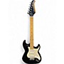 Used Silvertone St Style Black Solid Body Electric Guitar Black