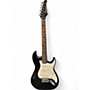 Used Silvertone St Style Black Solid Body Electric Guitar Black