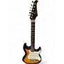 Used Silvertone St Style SUNBURST Solid Body Electric Guitar SUNBURST