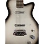 Used Silvertone U1302 SILVER BURST Solid Body Electric Guitar SILVER BURST