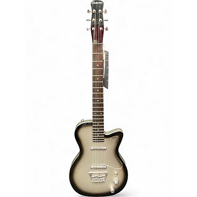Used Silvertone U2 Gray Solid Body Electric Guitar