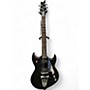 Used Silvertone Used Silvertone pssn1 Black and Silver Solid Body Electric Guitar Black and Silver