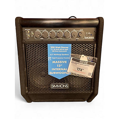 Used Simmons DA200S 200W Drum Amplifier