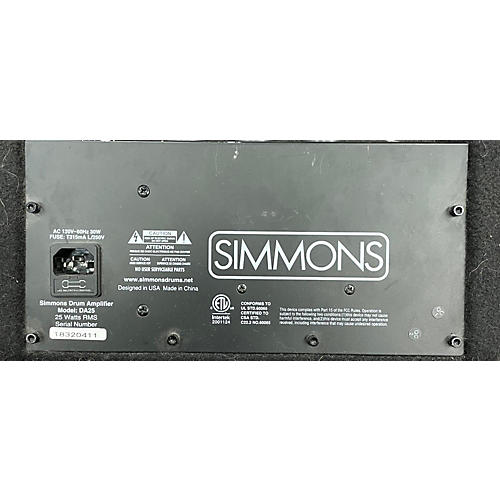 Simmons Used Simmons DA25 Drum Amplifier