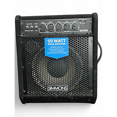 Used Simmons DA50B 50W ELECTRONIC DRUM AMPLIFIER WITH BLUETOOTH Keyboard Amp
