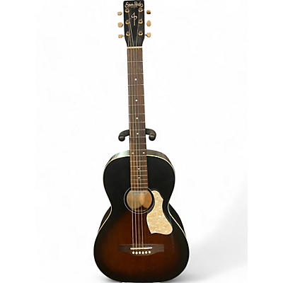 Simon & Patrick Used Simon & Patrick Songsmith Parlor Faded Bourbon Burst Acoustic Guitar