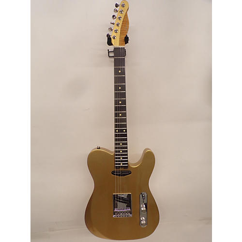 Sims Custom Shop Used Sims Custom Shop T Type Gold Solid Body Electric Guitar Gold