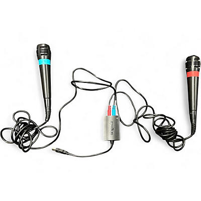 Used Singstar KARAOKE MIC SET Microphone Pack