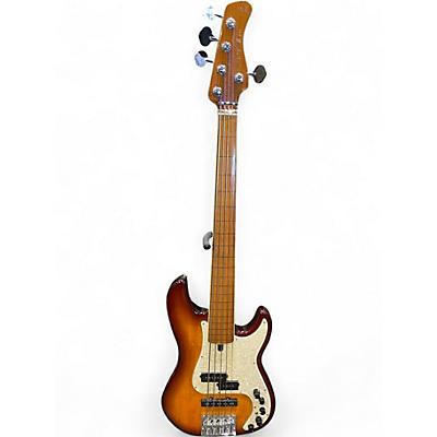 Used Sire Fretless P8 3 Color Sunburst Electric Bass Guitar