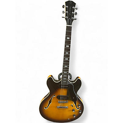 Used Sire H7 LARRY CARLTON Sunburst Hollow Body Electric Guitar
