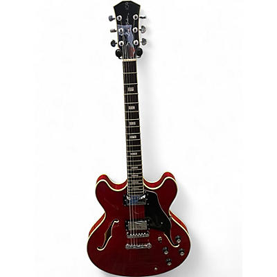 Used Sire H7 Red Hollow Body Electric Guitar