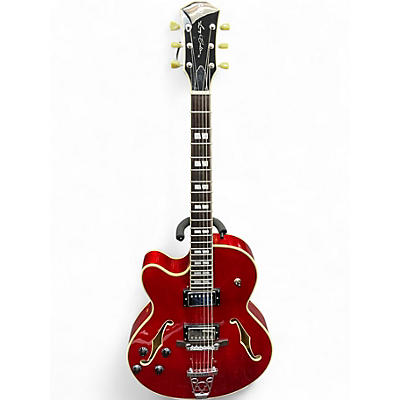 Used Sire H7F Left Handed Red Hollow Body Electric Guitar