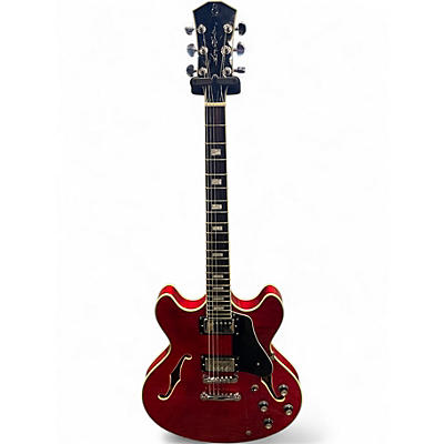 Used Sire LARRY CARLTON H7 SEE THRU RED Hollow Body Electric Guitar