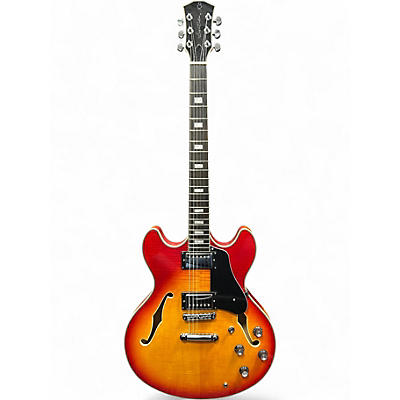 Used Sire LARRY CARLTON H7 W/ CRACKED NECK Sunburst Hollow Body Electric Guitar