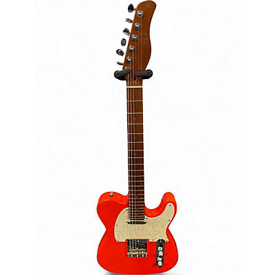 Used Sire LARRY CARLTON T7 Fiesta Red Solid Body Electric Guitar