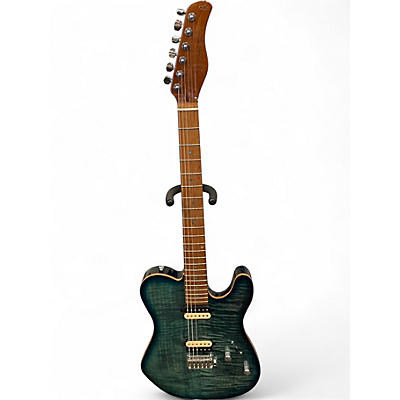Used Sire LARRY CARLTON T7 Trans Blue Solid Body Electric Guitar