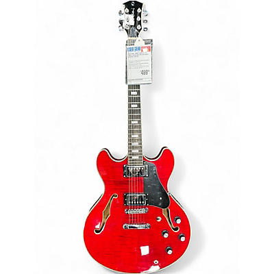 Used Sire  Larry Carlton H7 Candy Apple Red Hollow Body Electric Guitar