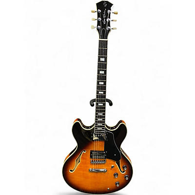 Used Sire Larry Carlton H7 Sunburst Hollow Body Electric Guitar