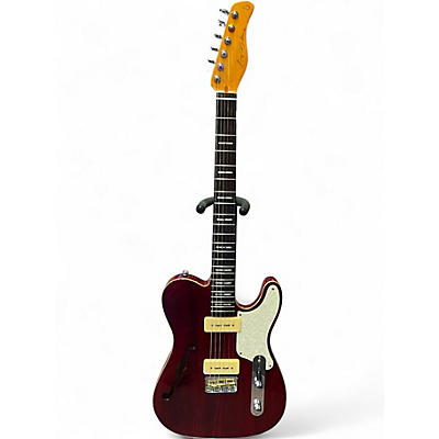 Used Sire Larry Carlton T7TM See Through Red Hollow Body Electric Guitar