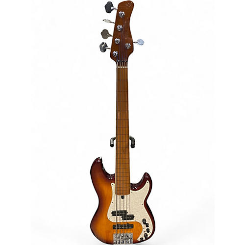 Used Sire MARCUS MILLER P8 FRETLESS Cherry Sunburst Electric Bass Guitar Cherry Sunburst