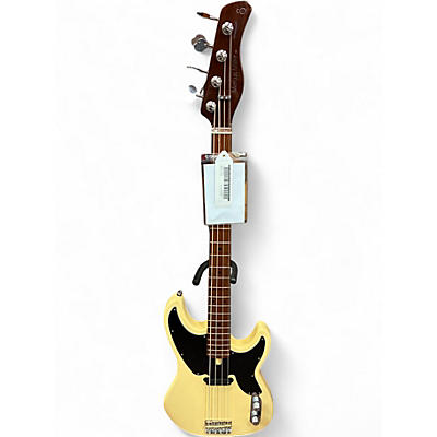 Used Sire Marcus Miller D5 Cream Electric Bass Guitar
