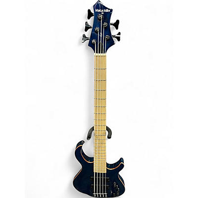 Used Sire Marcus Miller M2 5 String Blue Electric Bass Guitar