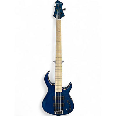 Used Sire Marcus Miller M2 5 String Trans Blue Electric Bass Guitar