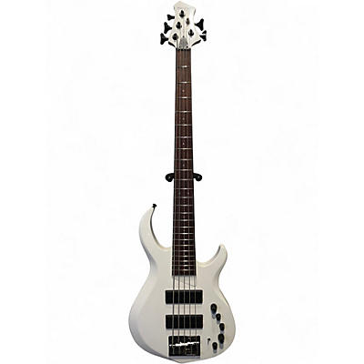 Used Sire Marcus Miller M2 5 String White Electric Bass Guitar