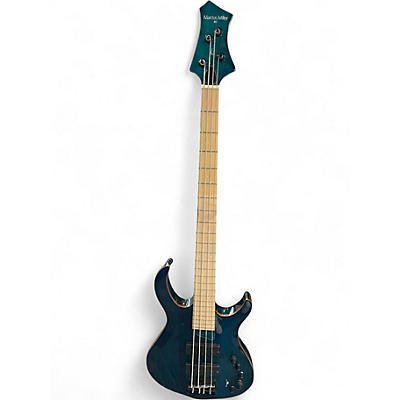 Used Sire Marcus Miller M2 Transparent Blue Electric Bass Guitar