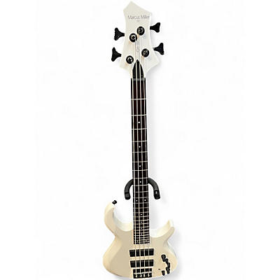 Used Sire Marcus Miller M2 White Electric Bass Guitar