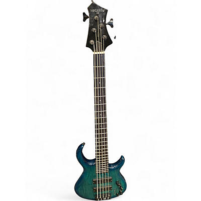 Used Sire Marcus Miller M5 Blue Burst Electric Bass Guitar