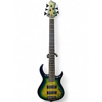 Used Sire Marcus Miller M7 Swamp Ash 5 String Green Electric Bass Guitar