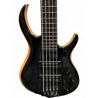 Used Sire Marcus Miller M7 Swamp Ash 5 String Trans Black burst Electric Bass Guitar